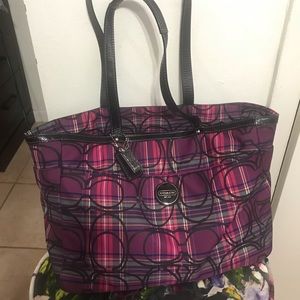 Coach book/diaper tote.